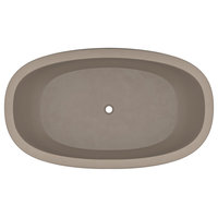 Avalon NativeStone Freestanding Soaking Tub, Earth, 62"