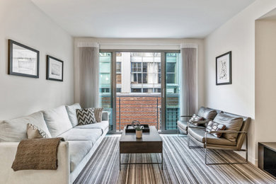 Trendy living room photo in Other