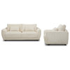 Parker Living Utopia Mega Ivory Chair and A Half With lumbar pillow