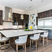 kitchen cherry cabinets