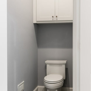 Badezimmer mit offener Dusche und WC-Raum Ideen, Design & Bilder