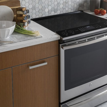 GE Profile™ Series 30" Slide-In Front Control Induction and Convection Range, PH