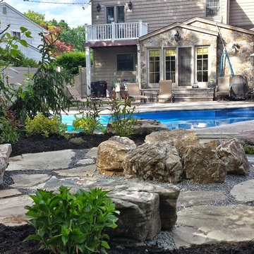 Moss rock Fire Pit Long island