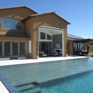 California Room Motorized Power Screen in Blackstone Brea, CA