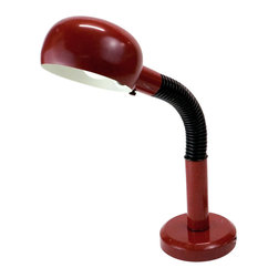Red Gooseneck Desk Lamp - Desk Lamps