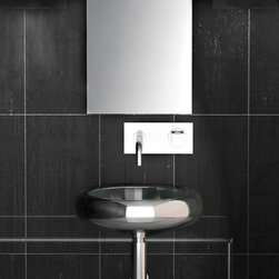 Stainless Steel Glo Ball Shiny Steel Vessel Sink - Bathroom Sinks