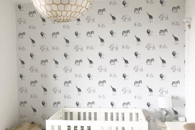 Nursery - transitional nursery idea in New York