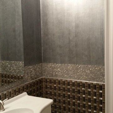 Metallic Wall Treatment with Crushed Shell border