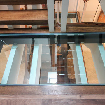Project #68 | Ultra-Modern Staircase with Glass Landings
