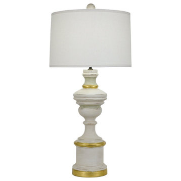 Harper White Table Lamp