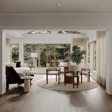 Oak & Stone Light-Filled Kitchen & Lounge