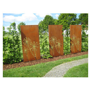 Metall im Garten Munich par MyTraumgarten Houzz