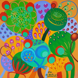 Graines de Provence, 16 x 16 in, SOLD - Paintings