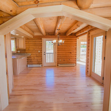 Log Home In Limington, Maine