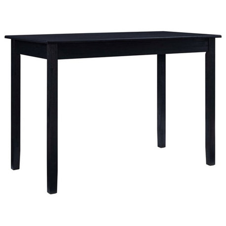 Linon Jordan Wood Tavern Table in Dark Charcoal Gray