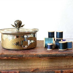 Mercury Glass Box With Lid - Products