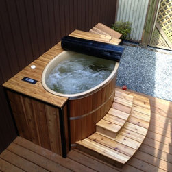 Cedar Hot Tubs in Decks - Hot Tubs