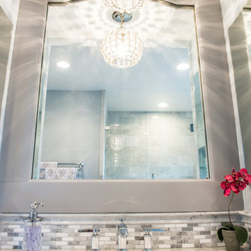 Bathroom Remodel with integrated laundry