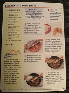 LOOKING for: Easy Everyday Cooking Recipe Cards