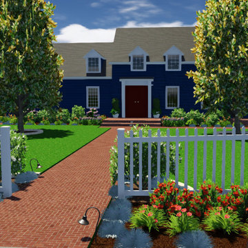 Colonia Revival Traditional Garden Theme