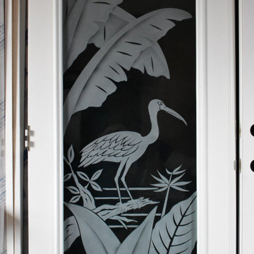 tropical traveler palms front entry doors