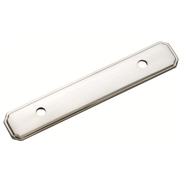 3 In. Silverado Satin Nickel Backplate, BPP513-SN