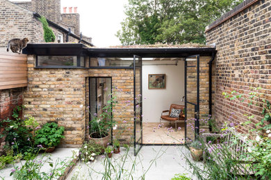 This is an example of a traditional garden shed and building in London.