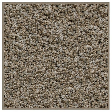 Warm Touch 35 oz. Carpet Rug Collection Browest, Granite Square 12'x12'
