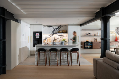 Inspiration for a modern kitchen in London.