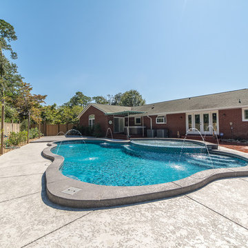 Morehead City Pool, Elevated Tanning Ledge and Splash Pad