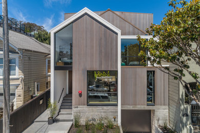 Inspiration for a modern exterior home remodel in San Francisco