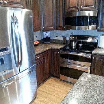 Medium Wood Cabinet Kitchen