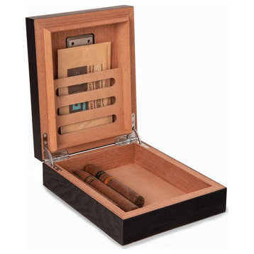 Espresso Wood Cigar Humidor Box