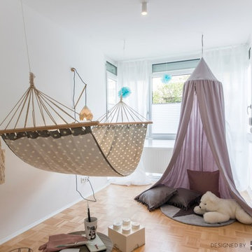 Wohnung für den Verkauf inszeniert - Raumpotential wird "möbliert" aufgezeigt