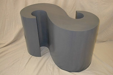 S shaped table base