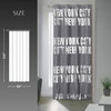 New York City Blackout Curtain Panel, Room Darkening Drapery, 102x55 Inch, Gray, 1 Panel