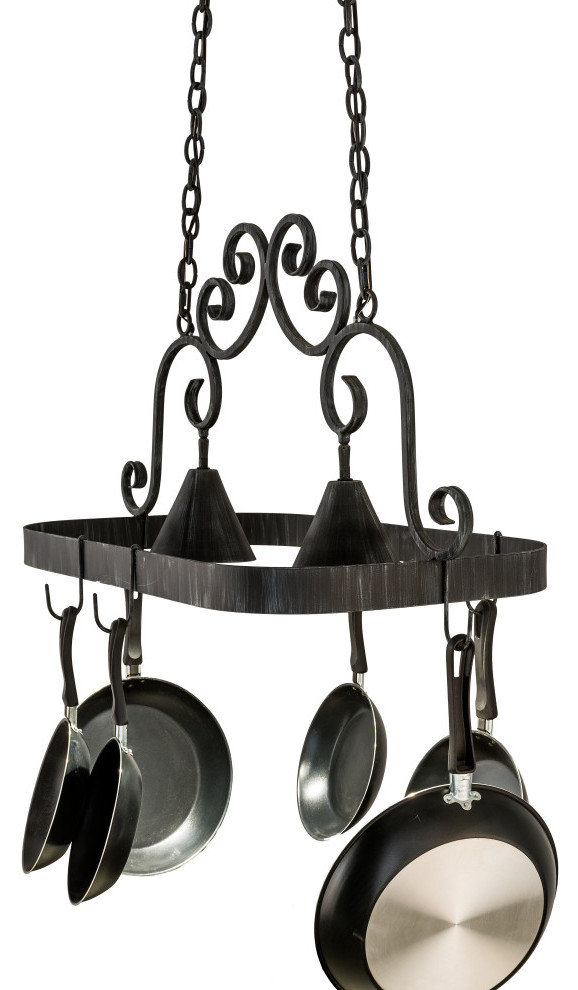 32L Elana 2 LT Pot Rack - Mediterranean - Pot Racks And Accessories ...