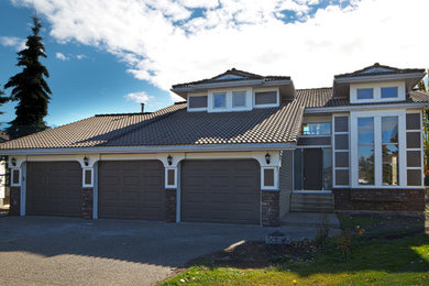 Elegant exterior home photo in Calgary