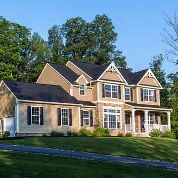 Quaker Hill New Home Community - Model Home Exterior