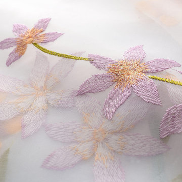 Made to Measure Voile Curtains in Fragrance Motify