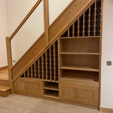 Bespoke Under stair wine rack