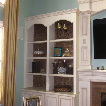 West Orange, NJ Custom Living Room Built-In