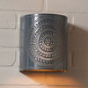 Chisel Sconce Light, Country Tin