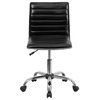 Flash Furniture Ribbed Faux Leather Office Chair, White