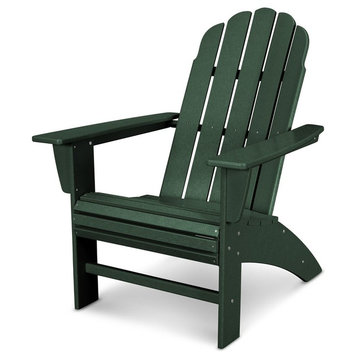 Vineyard Curveback Adirondack Chair, Green