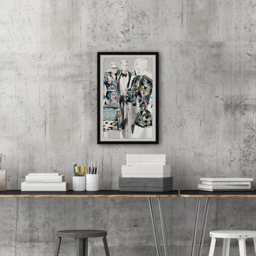 "The Perfect Photo" Framed Painting Print