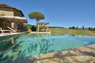 Immagine di una piscina country