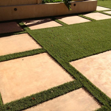 Steppingstones in turf