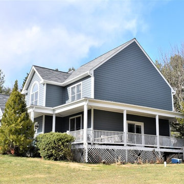 James Hardie Beaded Lap Siding | Evening Blue | Glen Elg, MD