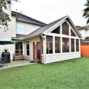 View of Sun Room Addition from Backyard